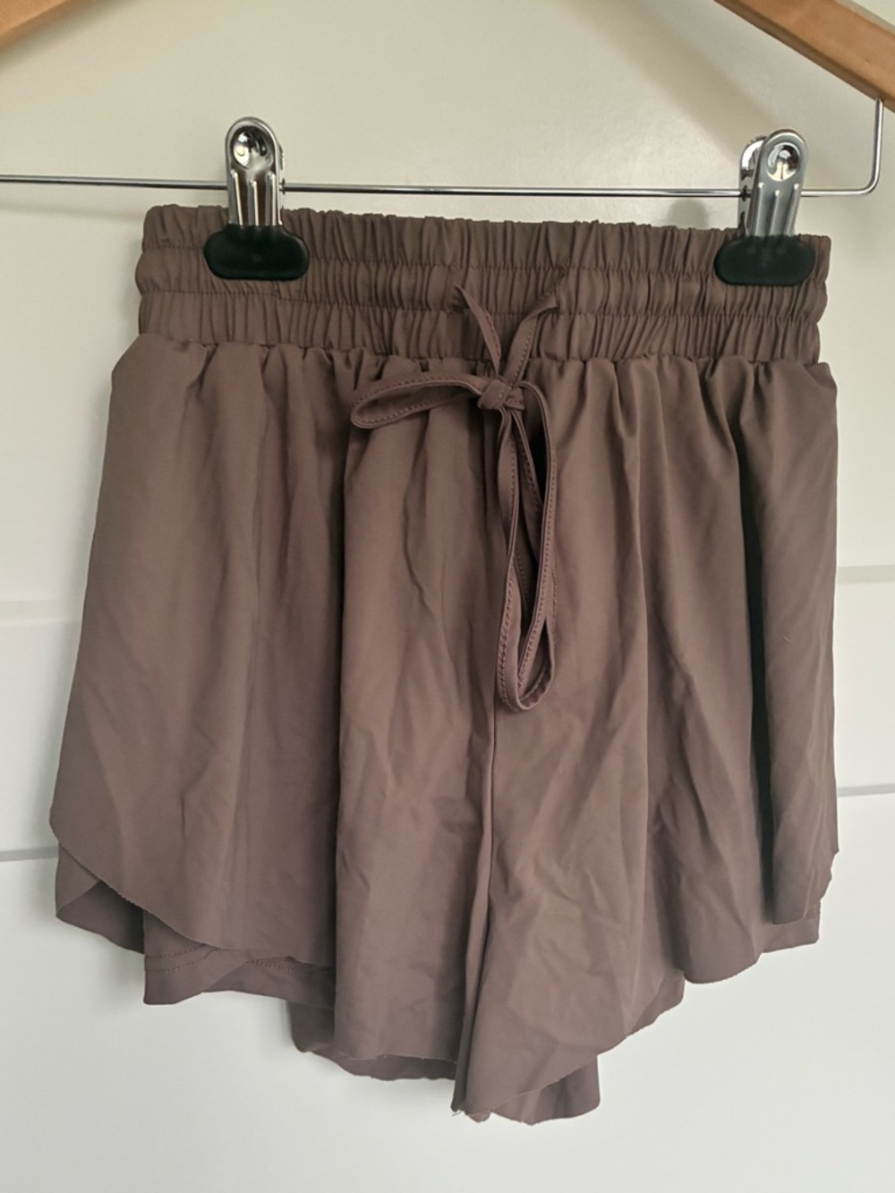 Altar'd State Brown Athletic Drawstring Shorts